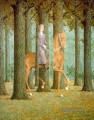 die leere Unterschrift 1965 René Magritte